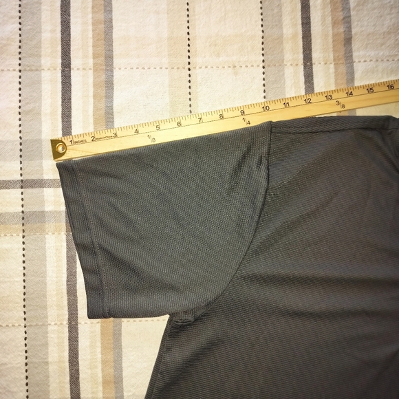 Ben Hogan Mens Ventilated Performance Polo Gray Sz L Athleisure Sporty Casual - Picture 6 of 6